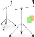 2 Pack Boom Cymbal Stand - Stable Convertible Drum Hardware Set