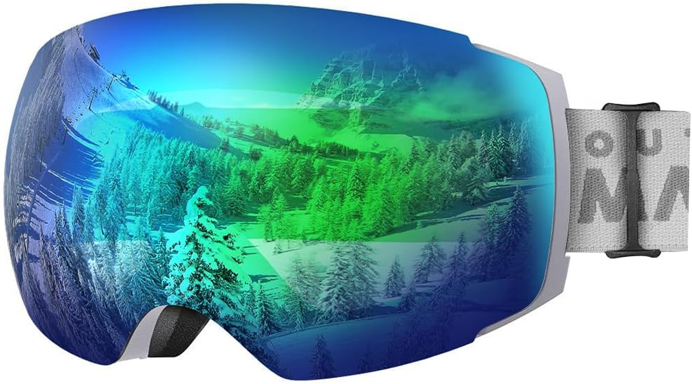 OutdoorMaster Ski Goggles PRO - Frameless Design for Clarity