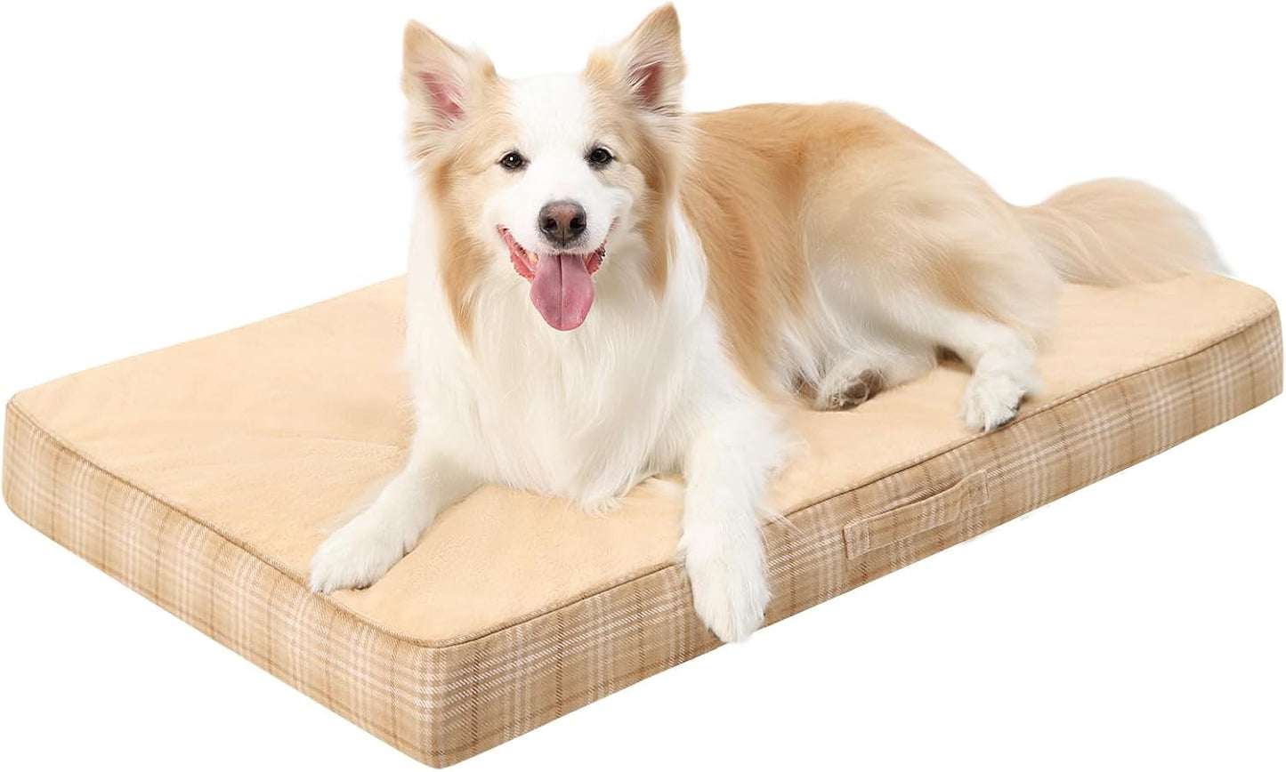 MIHIKK Washable Orthopedic Dog Bed for Large Dogs, XXL Size