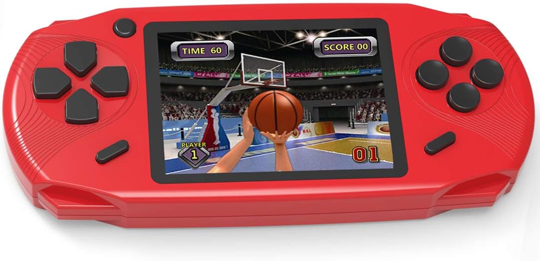 16 Bit Handheld Games for Kids and Adults with 3.0ft' Screen