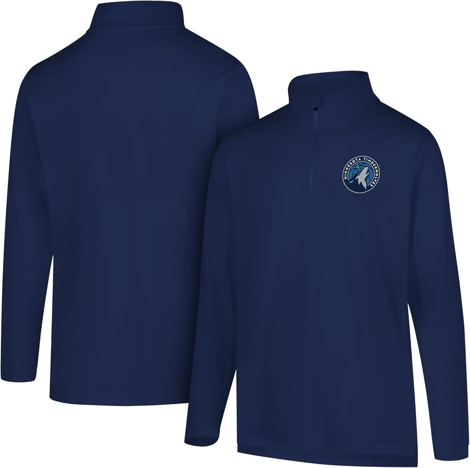 Ultra Game Men's NBA Official Super Soft Quarter Zip T-Shirt
