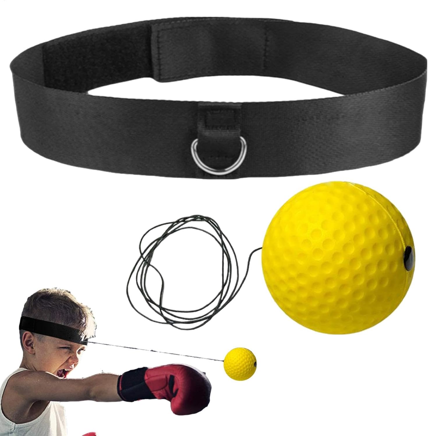 Improve Reflexes Anywhere with Boxing Ball Headband Set