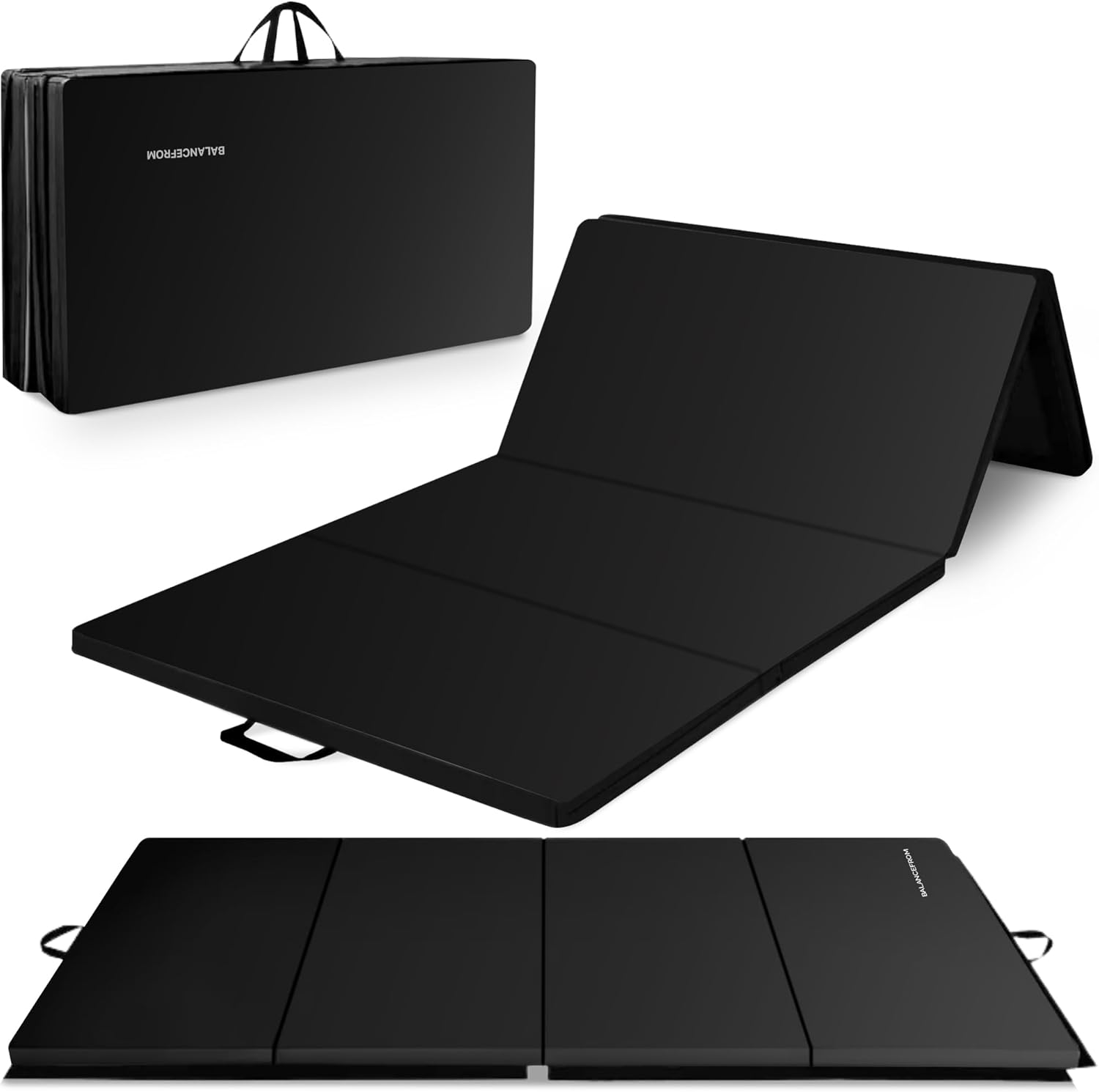 BalanceFrom 10x4 Feet Folding Gymnastics Mat for Home Workouts