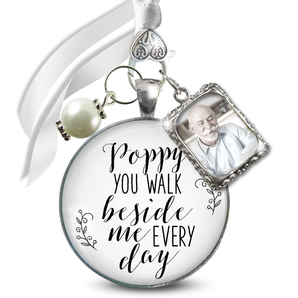 Bouquet Photo Charms for Wedding Memory Keepsake Jewelry