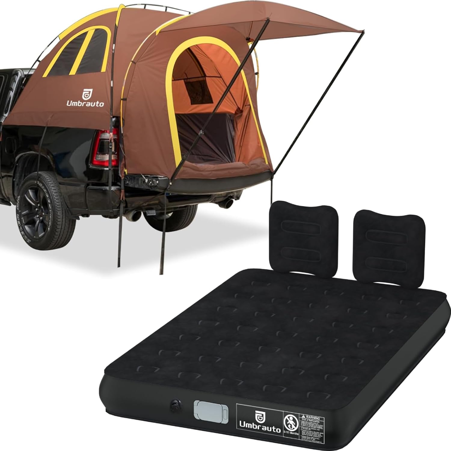 Ultimate Truck Bed Tent with Rechargeable Pump