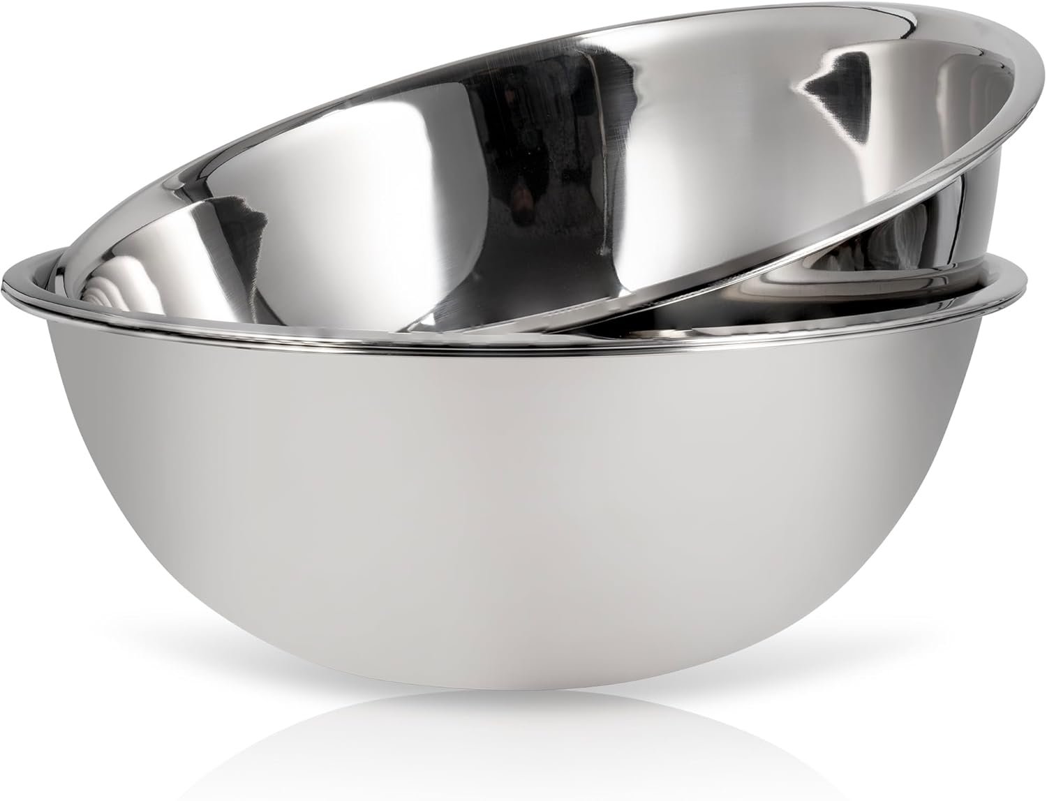 WHYSKO Large Mixing Bowls Set of 3 for Meal Prep and Baking