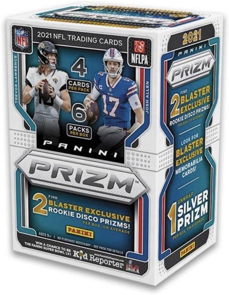Panini Prizm 2021 NFL Football Trading Card Blaster Box Review