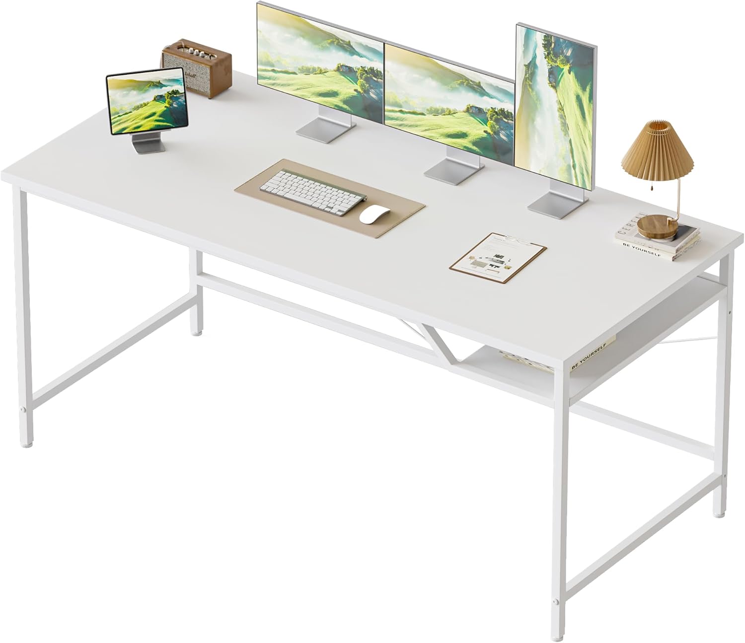 Mericonia Computer Desk 55 X 24 inch for Small Spaces