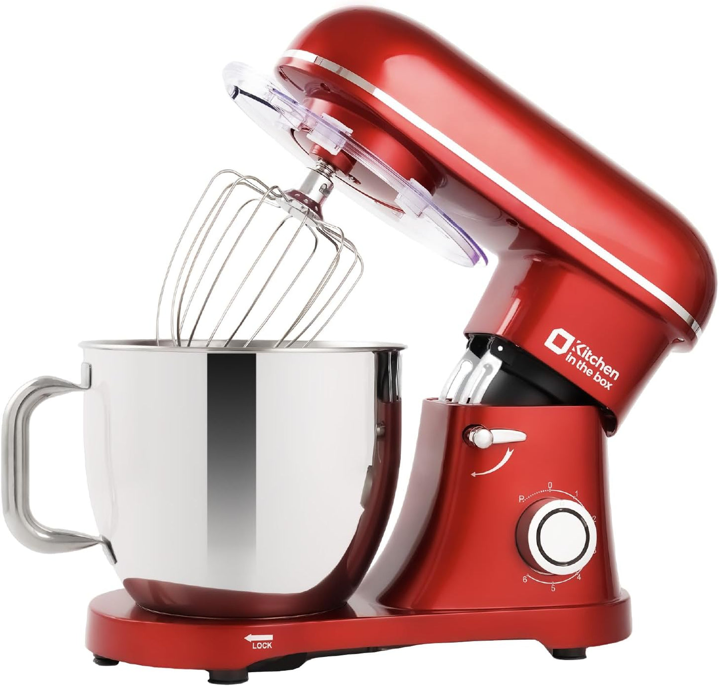Stand Mixer with 6.5 Quart Bowl - Powerful 900W Kitchen Mixer