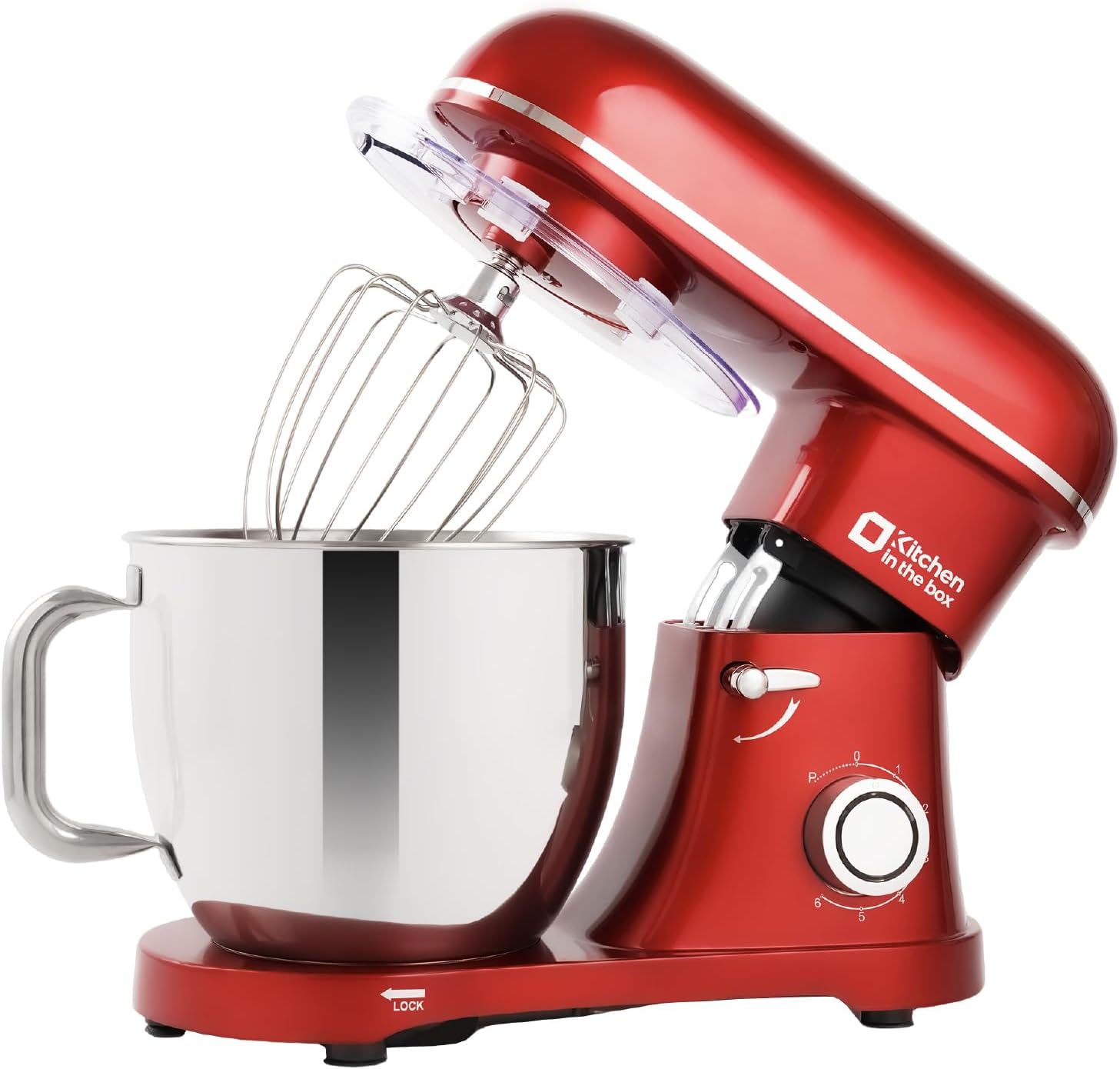 Stand Mixer with 6.5 Quart Bowl - Powerful 900W Kitchen Mixer
