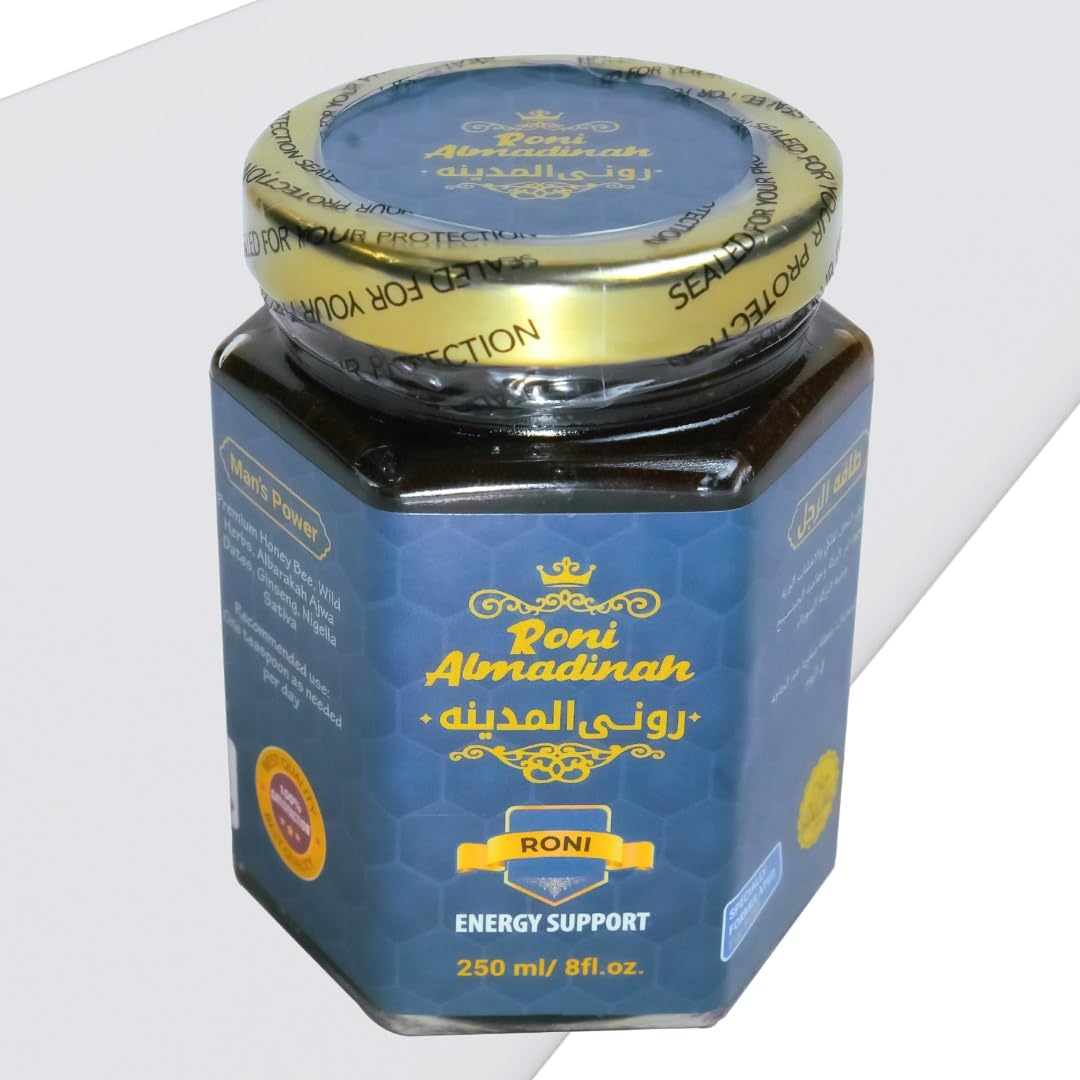 Roni Almadinah Energy Support Honey for Men - 250 ml Boost