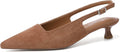 Mostrin Slingback Kitten Heels for Women - Comfortable Pointed Pumps 1