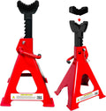 Jack Stands 6 Ton Adjustable 15.6in-23.4in - Heavy Duty Pair