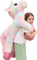 Muiteiur 43.4 in Giant Unicorn Stuffed Animal - Cozy Plush Pillow