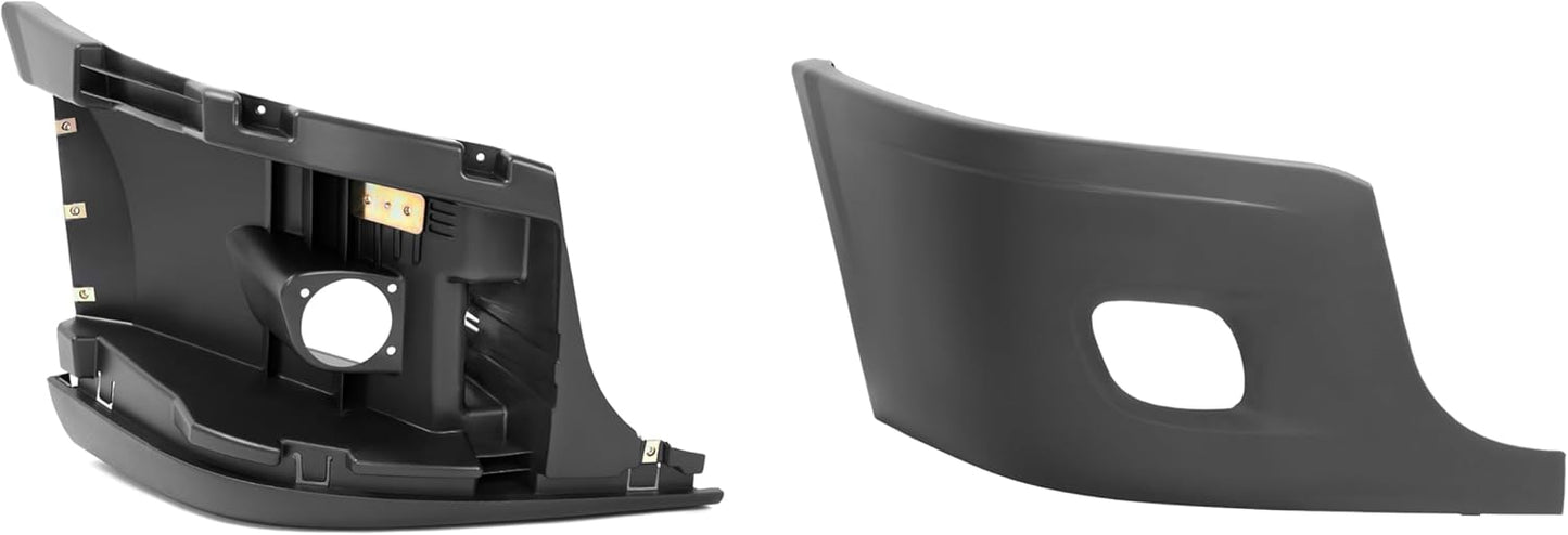 KUAFU Front Bumper End Cap for 2008-2017 Freightliner Cascadia