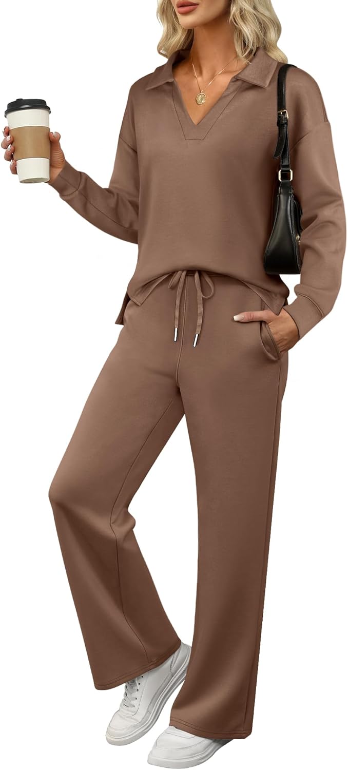 Stylish Women's 2 Piece Outfits Lounge Sets for Fall Comfort