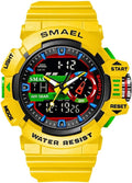 Gosasa Men's Large Face Outdoor Sports Watch - Rugged Dual Time