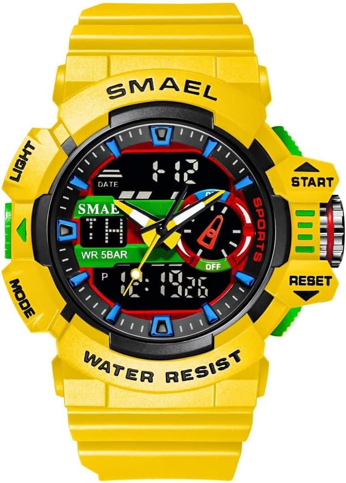Gosasa Men's Rugged Sports Watch - Waterproof & Tough