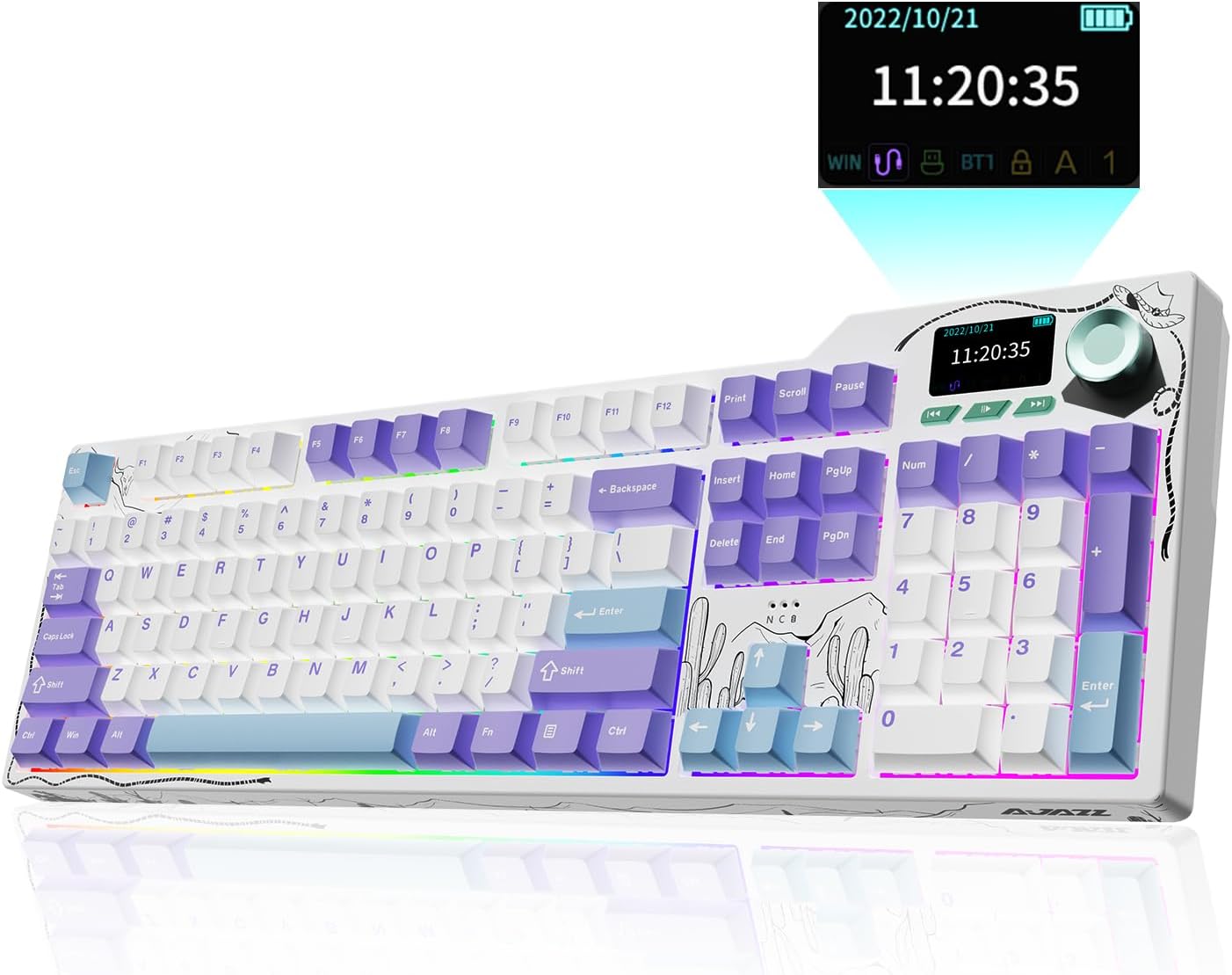 Ajazz AK35I V4 Wireless Gaming Mechanical Keyboard Review