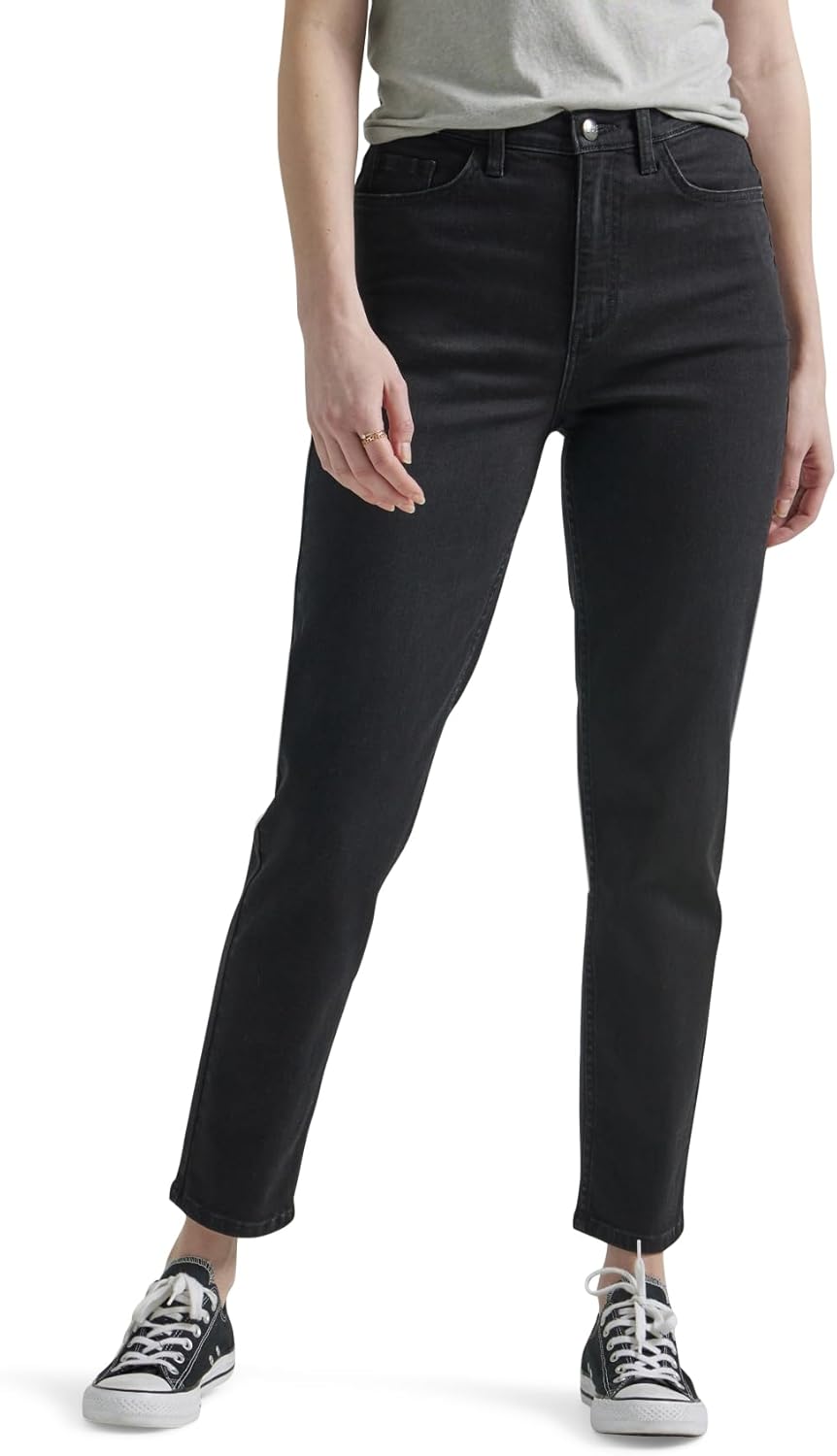 Lee Womens Legendary High Rise Mom Jean for Timeless Style