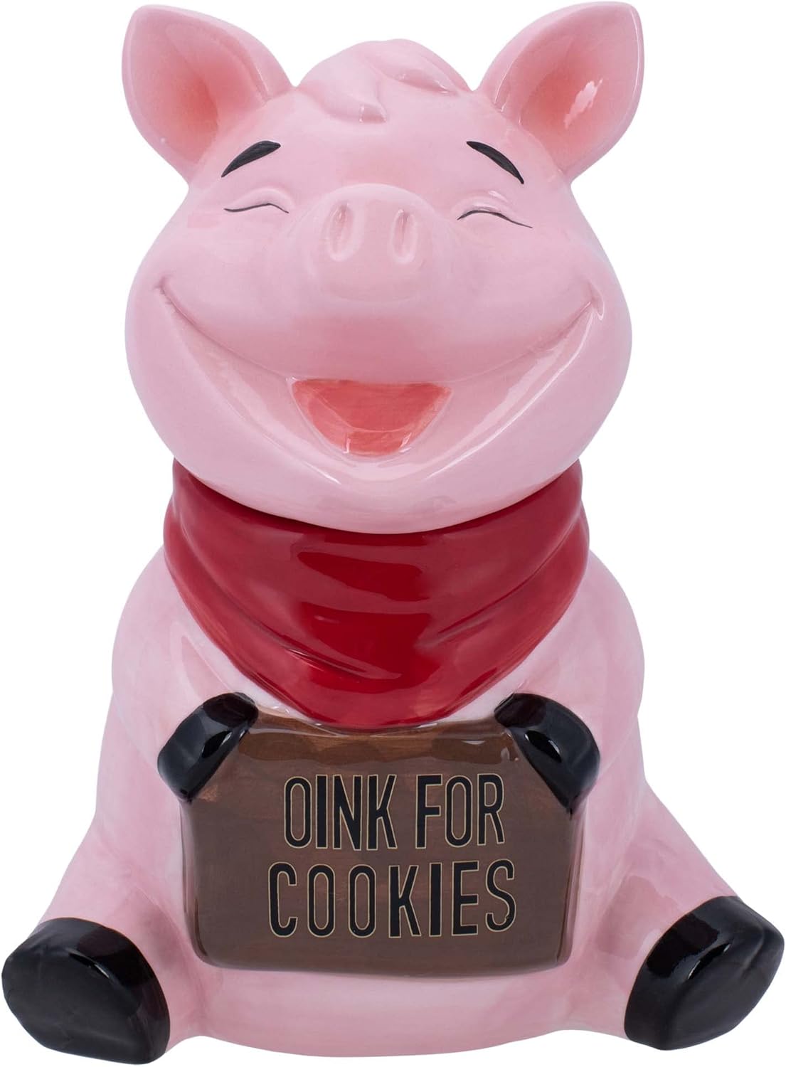 Dolomite Ceramic Cookie & Candy Jar with Airtight Lid for Fun Storage