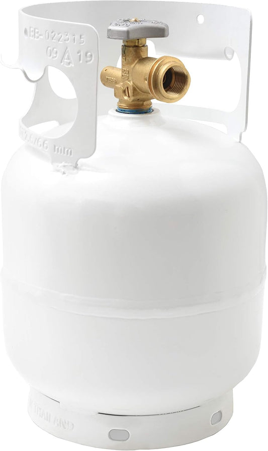 5 Pound Propane Tank Cylinder for Grills, Fire Pits, Heaters