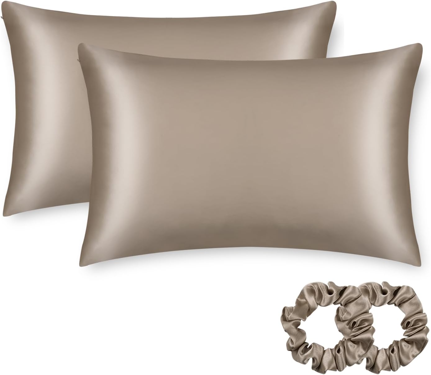 ALASKA BEAR Silk Pillowcase Set for Hair and Skin Care