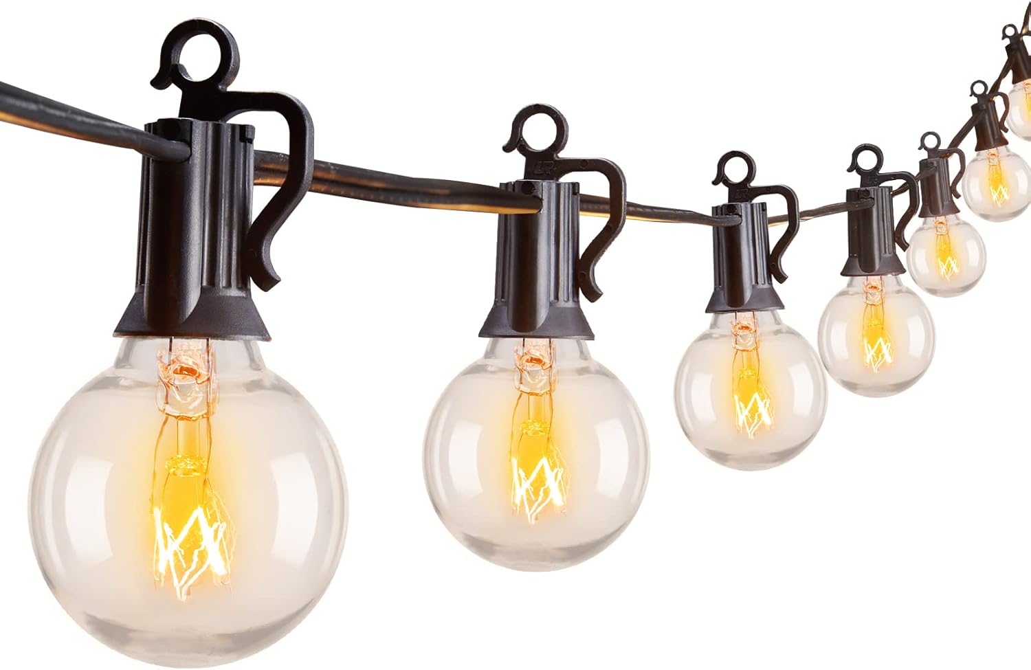 Outdoor String Light 50Feet G40 Globe Patio Lights for Decor