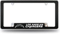 NFL Football Chrome License Plate Frame for Vehicles
