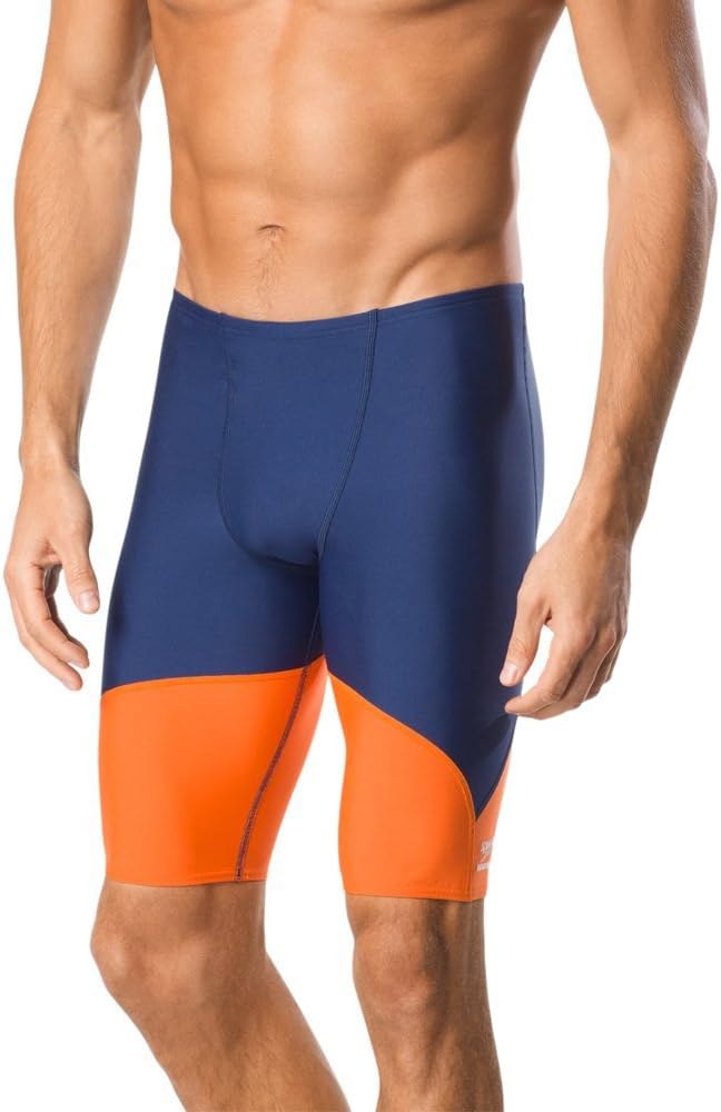 Speedo Men's Standard Swimsuit Jammer Endurance+ Splice Team Colors
