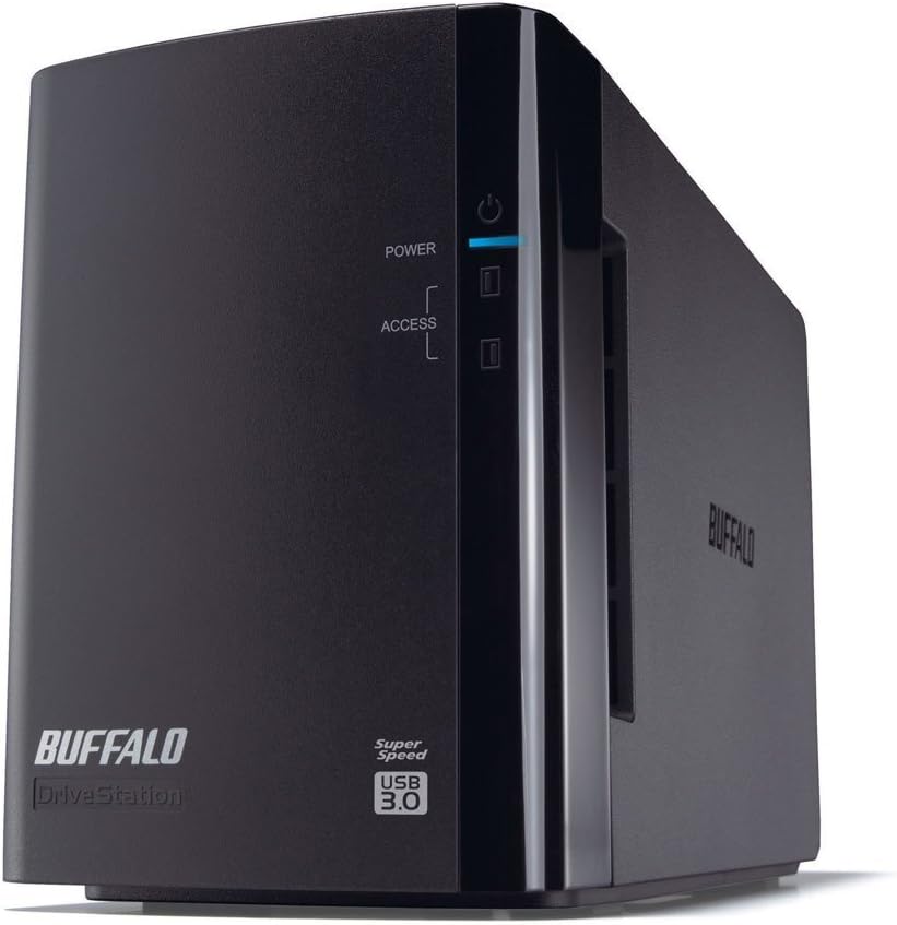 8TB Buffalo DriveStation Duo: Fast USB 3.2 External HDD