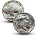 Antique 1918 Indian Head Buffalo Nickels Coins for Collectors