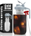 64oz Cold Brew Coffee Maker - Easy 3 Step Finish!