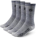 People Socks Merino Wool Crew Socks 4 Pairs - Durable, Itch-Free