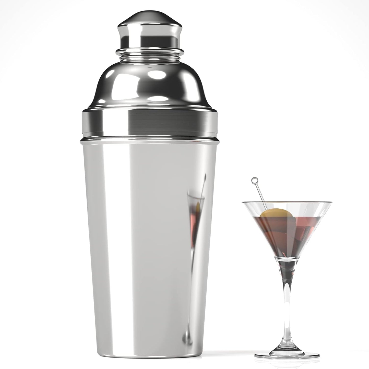 Large Stainless Steel Cocktail Shaker for Professional Bartending | Eyes.sys