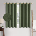 Blackout Linen Curtains for Home by MIULEE for Enhanced Privacy