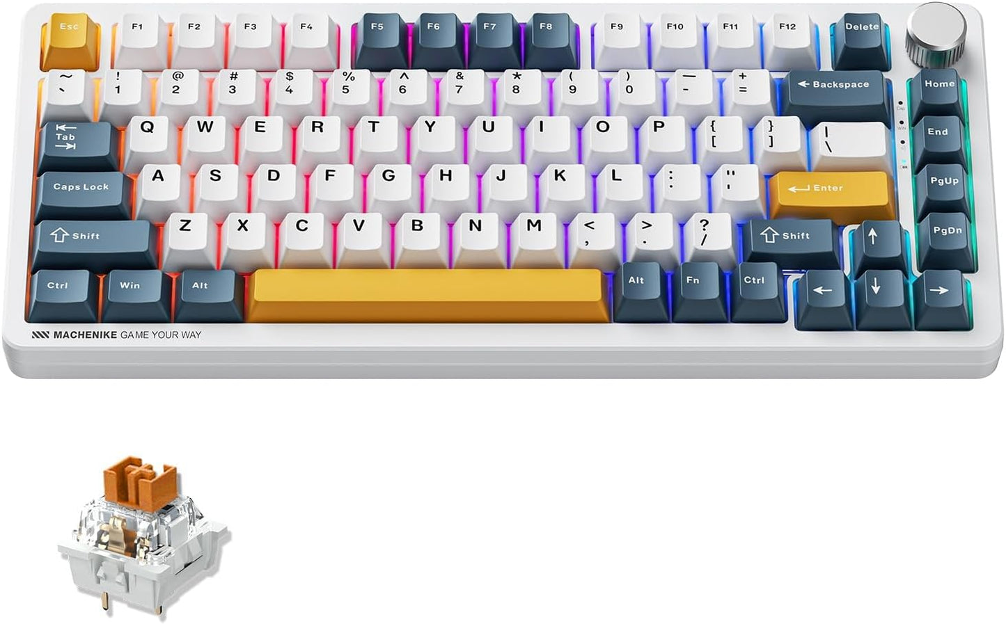 Machenike K600: Hot Swappable Wireless Gaming Keyboard