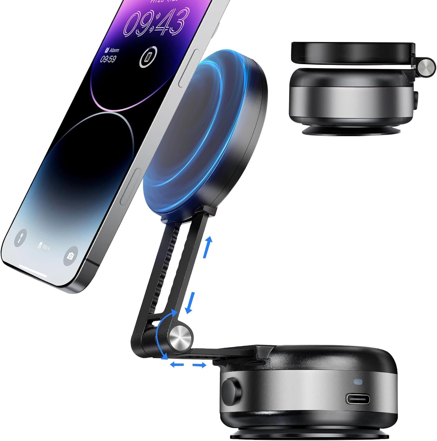Hands-Free Magnetic Car Phone Holder by hepanio
