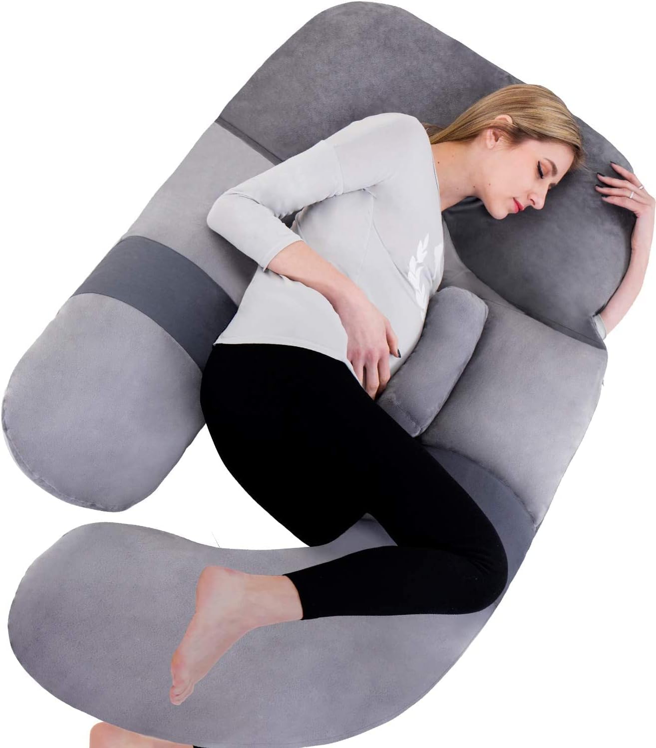 60 Inch Pregnancy Pillow for Sleeping - Detachable U Shaped Design
