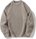 Men's Vintage Grandpa Aesthetic Sweater Crewneck - Oversized