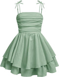 Fun and Flowy Cami Dress for Girls with Ruffled Design