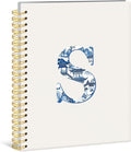 Spiral Notebook Chinoiserie Initial S Personalized Notebook - Chic