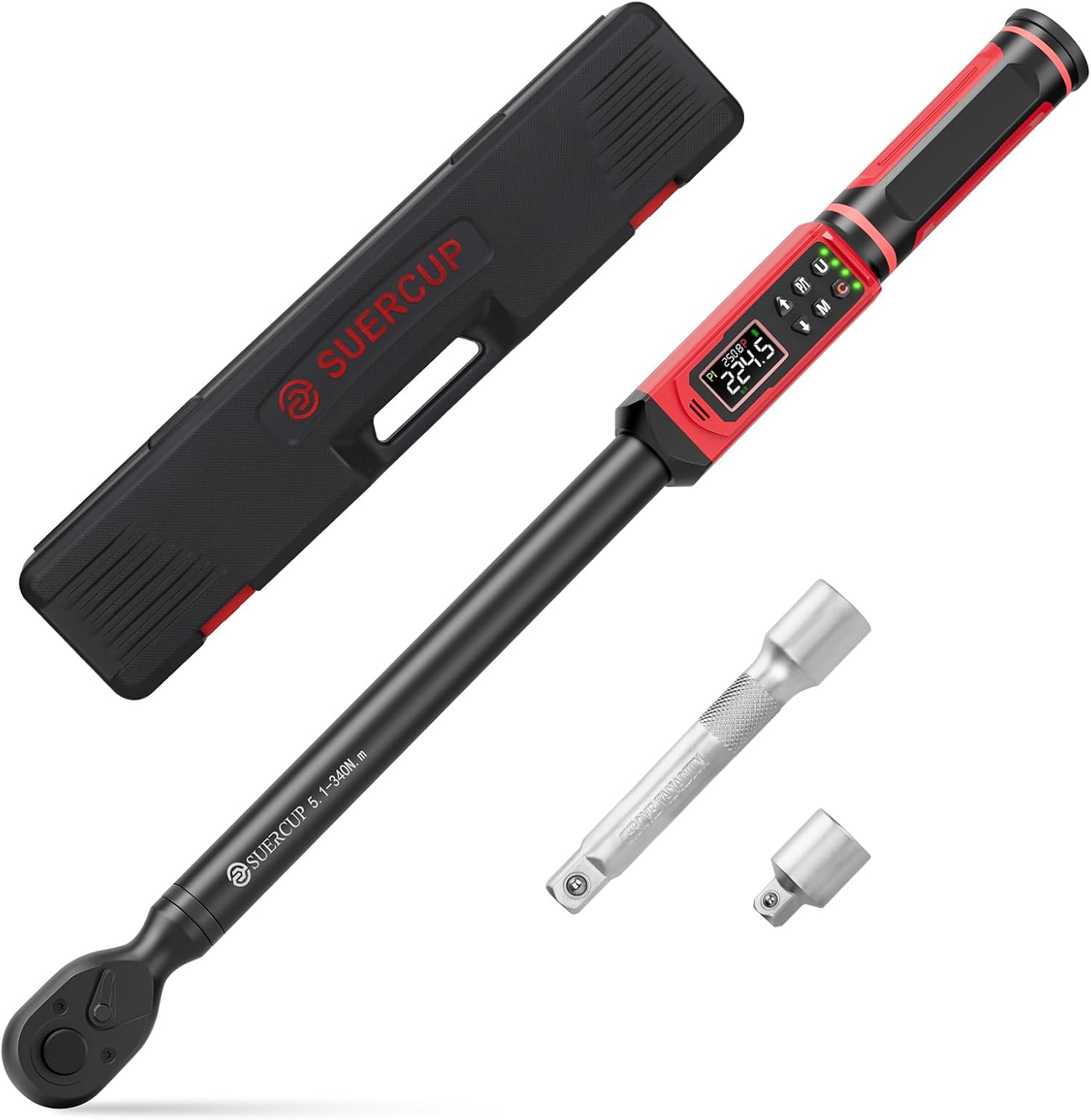 1/2-inch Digital Torque Wrench with High Accuracy and Display