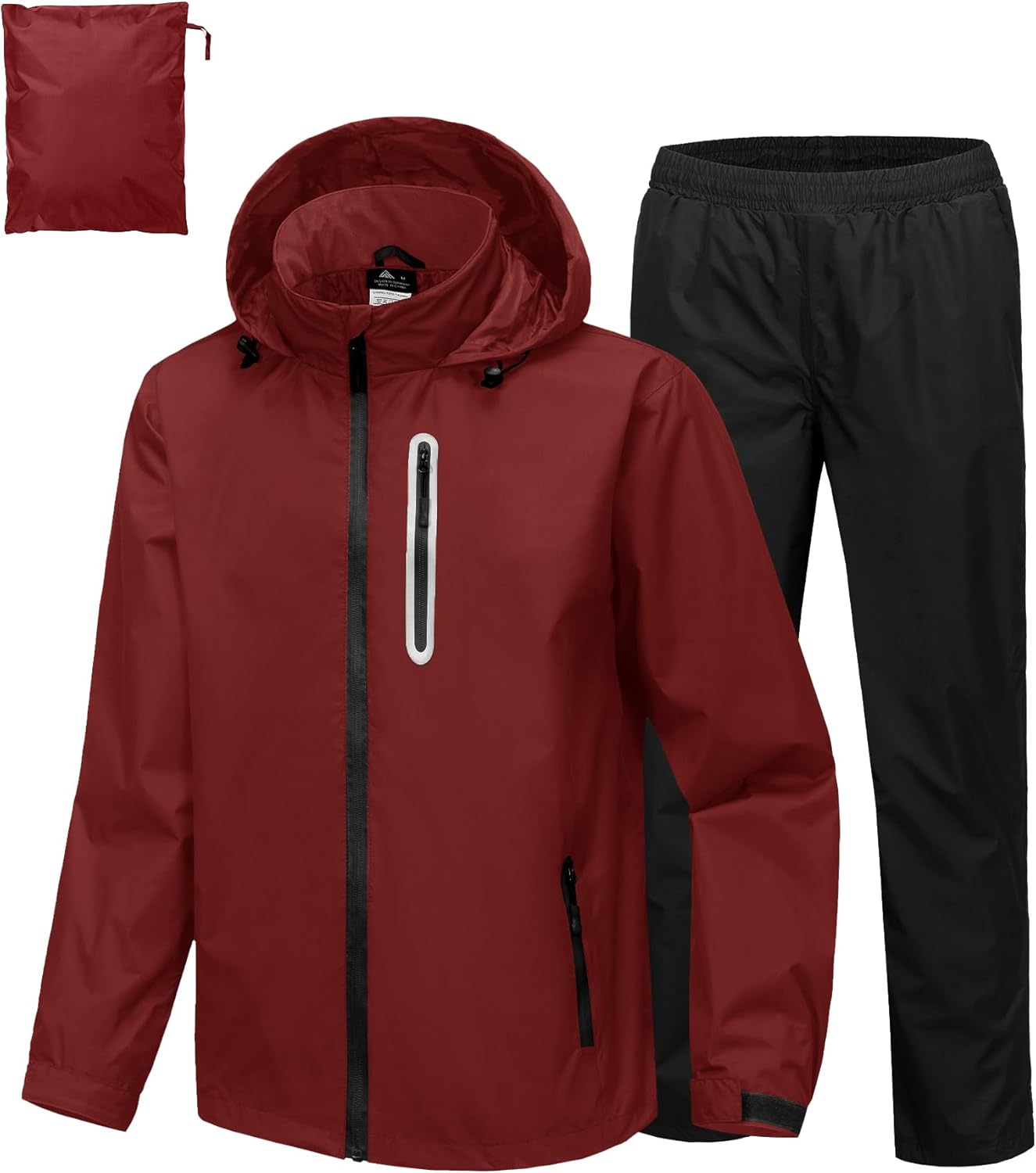 SWISSWELL Men's Waterproof Golf Rain Suit for Outdoor Activities