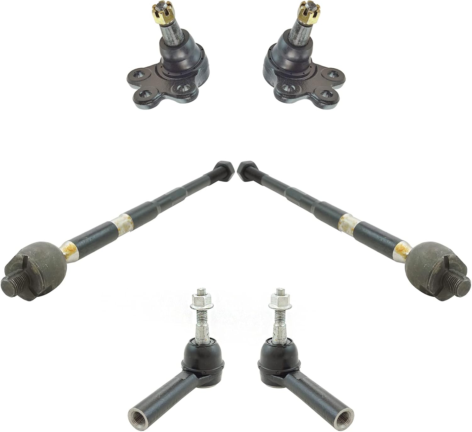 TRQ Front Steering & Suspension Kit for Chevrolet Equinox 2010-2017
