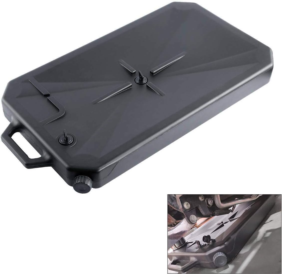 TCT-MOTORPARTS Low Profile Oil Drain Pan for Harley and More