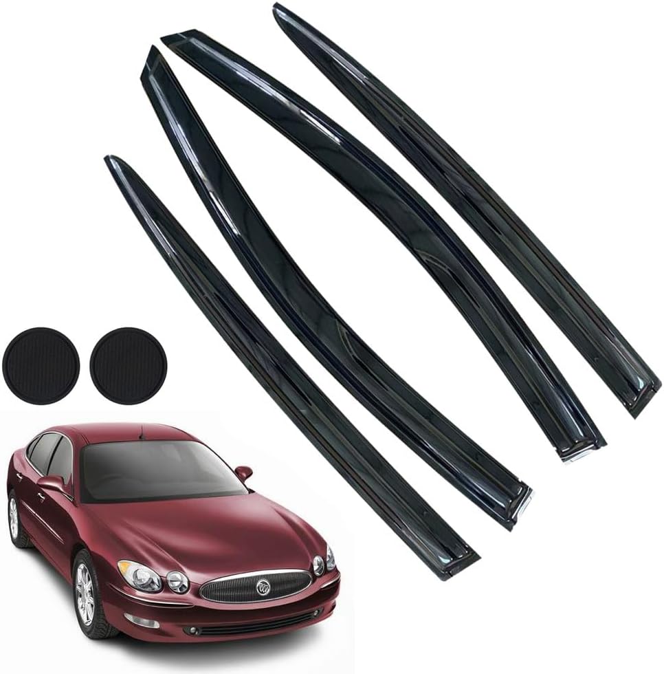 Rain Guards for Buick Lacrosse 2010-2016 - Durable Window Deflectors