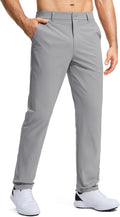Pudolla Men's Golf Pants Stretch Work Dress Comfy Pants 30 in
