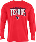 NFL Men's Long Sleeve Graphic Tee by Zubaz for Team Spirit
