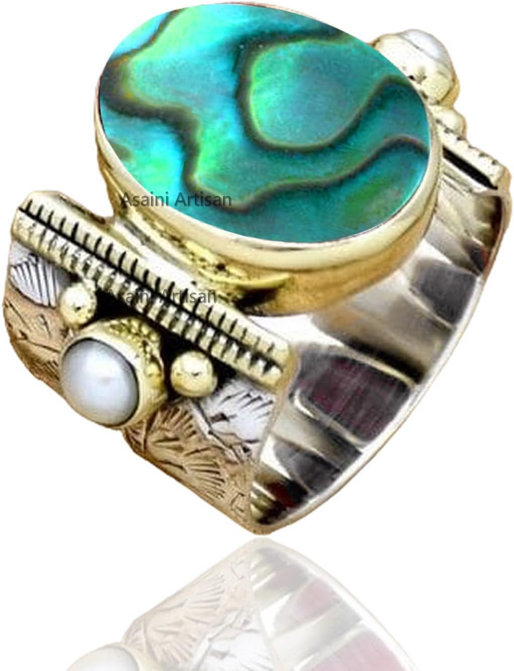 10x14MM Oval Gemstone Solid 925 Sterling Silver Ring for Women